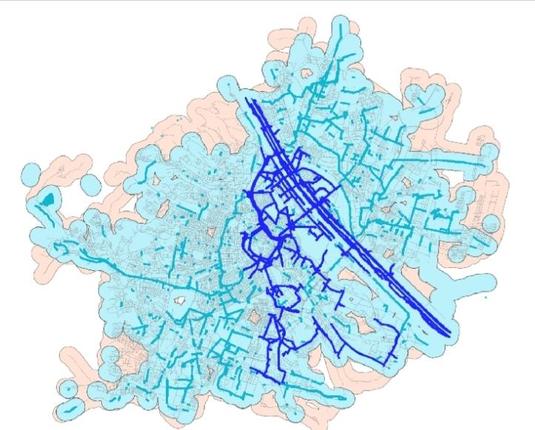 Vienna bicycle network