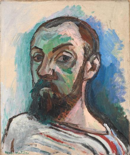 Affotografering af Henri Matisse, Selvportræt, 1906.