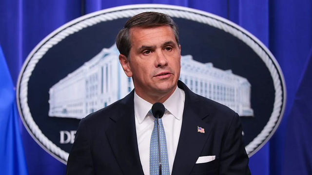 Hapless looking Todd Blanche, Acting Attorney General.