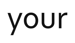 "your" on Claude site