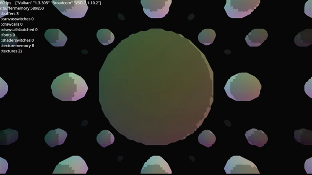 a screen space grid of 16x16 tiles computes both it's non-interpolated raymarch result fixed at each vertex, as well an interpolated average over the dual grid around each vertex, resulting in 5 total raymarches per vertex, with 4 vertices per tile
the video shows a field of painterly spheres with realtime lighting and shadows, as the camera flys by slowly, to showcase the rendering, an artfull style born out of compute power restrictions, conscious of both VRAM and KWh usage, unlike most tech demos today