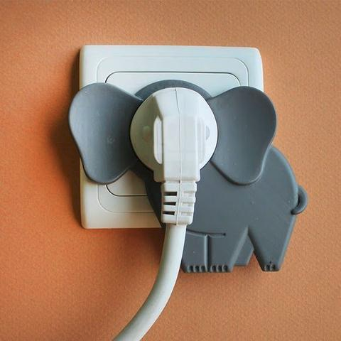 an elephant shape on an electric shuko plug

the power cable resemble a bit an elephant trunk
