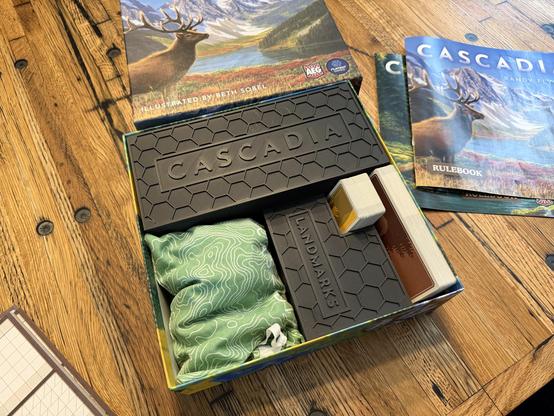 How it looks all packaged up need and tidy with the printed box organizers closed up with their magnetic lids.