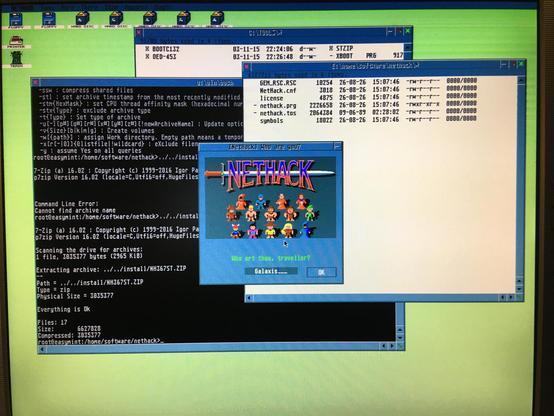 screen photo, Nethack splash
