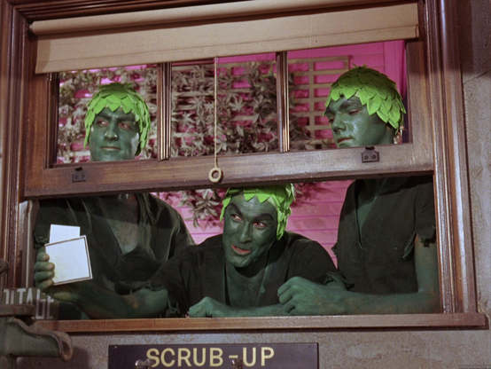 A no-talent group called The Jolly Green Giants (from the Monkees TV show)
