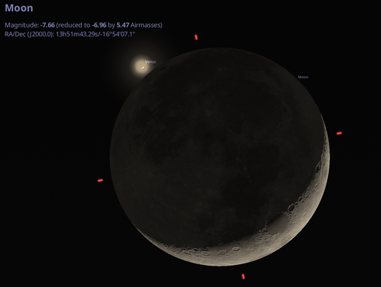 Moon v Venus