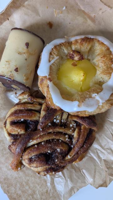Real Danish Danish's aka nommy baked goods from Denmark. Just a small selection of nommy'ness ;)
