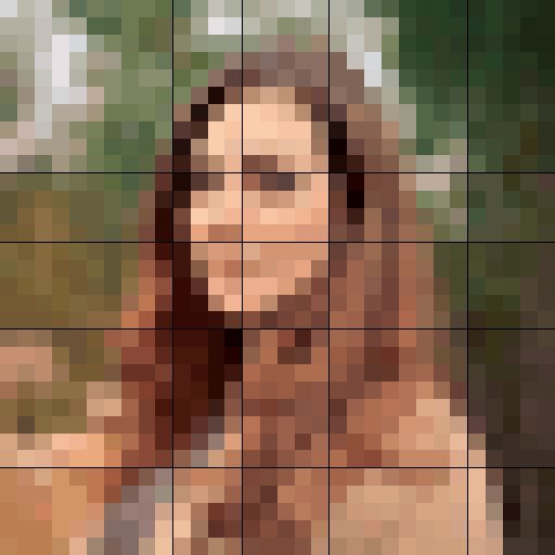 a pixellated womans face morphs into a different womans face, the pixels moving to the overall least-costly location, according to the Hungarian Algorithm.