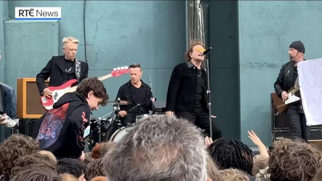 “ U2 played a ‘secret’ 50th anniversary gig in the school yard at Mount Temple, the north Dublin school where they first came together as a band in 1976”

source https://www.youtube.com/watch?v=ng7LpIxbrVw
