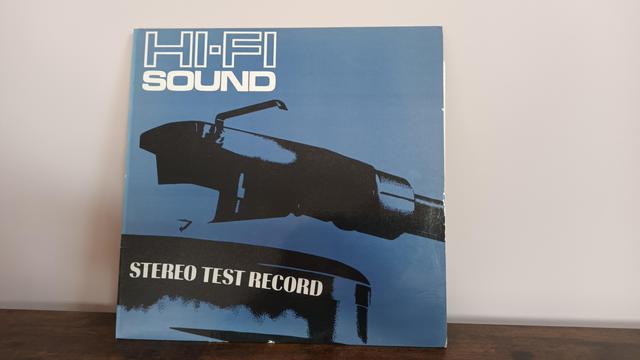 Album cover - HI-FI sound - stereo test record