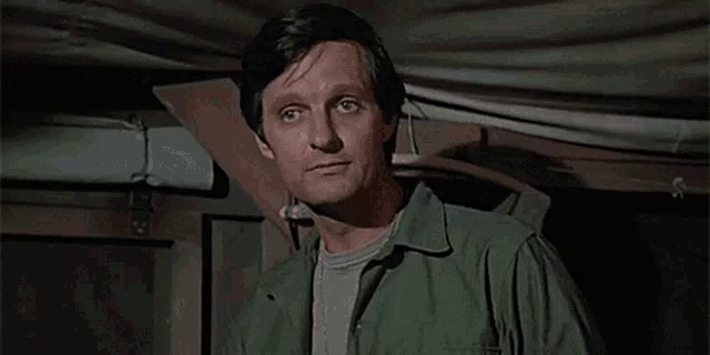 Alan Alder I think, in Mash, blowing a raspberry