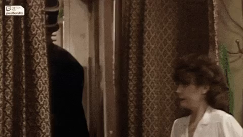 Fake gendarmery officer enters a café and says good moaning