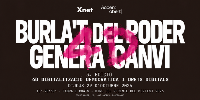 BURLA'T DEL PODER, GENERA CANVI
CONFERÈNCIA 4D