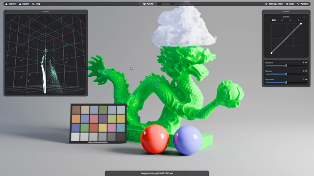 A 3D Color Cube in PixelCore.