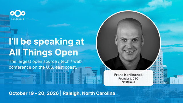 Nextcloud at All Things Open