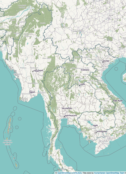 Map of Southeast Asia