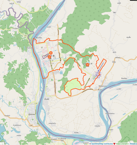Map of the Golden Triangle Special Economic Zone