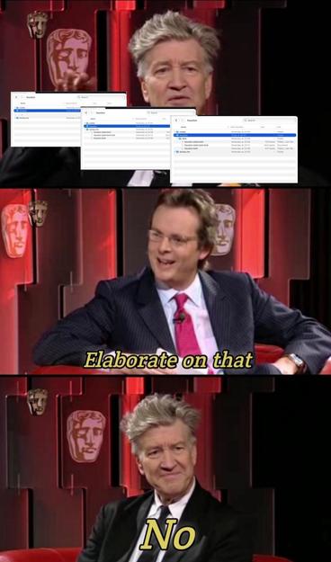 David Lynch refuses to elaborate