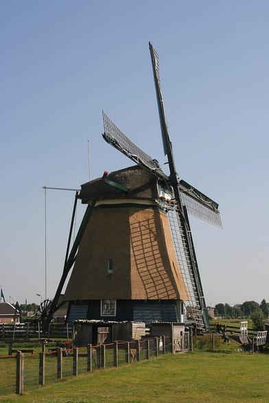 A picture of the Dutch windmill "De Dog".