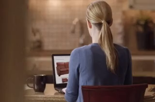 a creepy "cyber guy" stalks in like a freaky ghost thing and does one jazz hand over the woman's computer monitor (which she doesn't appear to notice), and then her computer screen suddenly says "HACKED." The woman stops suddenly with a distressed look like "WHAT IS GOING ON?!"

It's making fun of consumer unawareness of cybersecurity.
