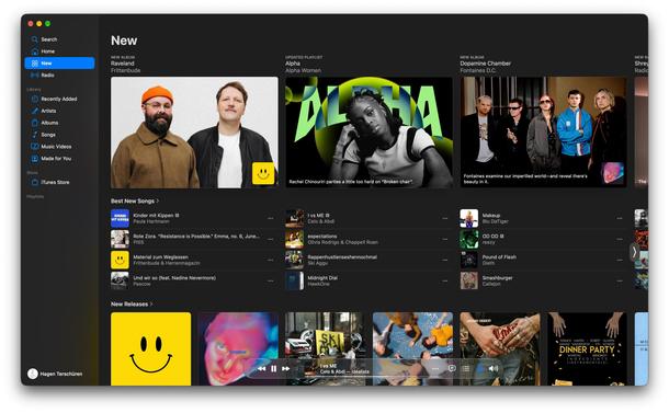 apple music’s interface is devoid of all color