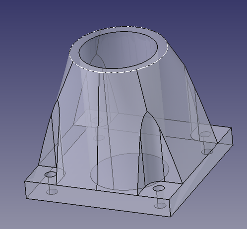 bracket for attaching a tube to a table