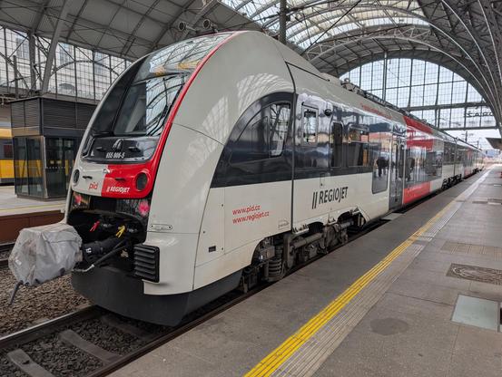 RegioJet regional train.
