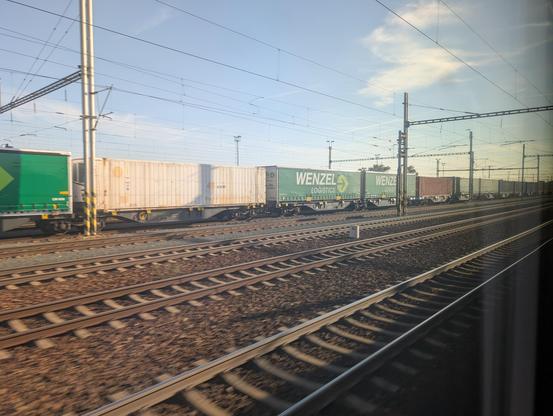 Container train.