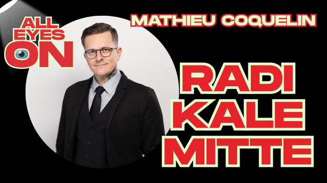 Episodencover mit Portrait Mathieu Coquelin
