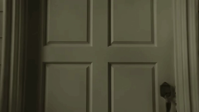 GIF of Kermit the Frog opening his front door revealing Big Mean Carl and a group of Muppets in the background all having a party
